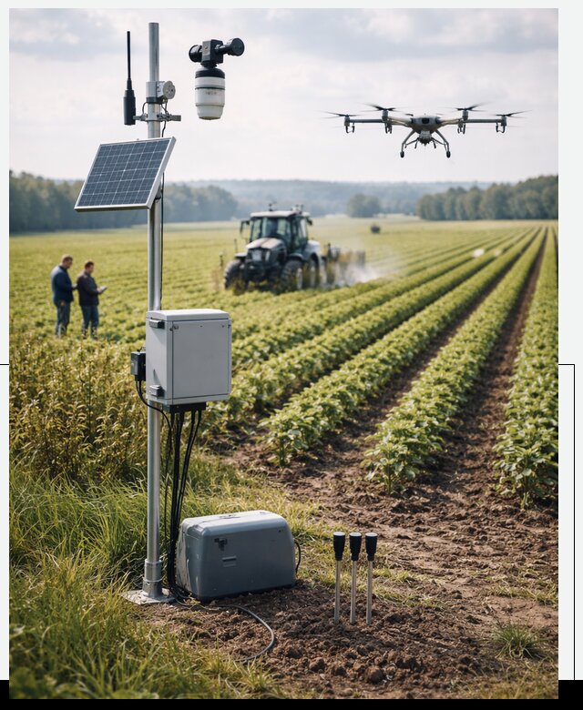 Разработка IoT мониторинга полей в Вязниках от 9081 р. | АвикейВзн